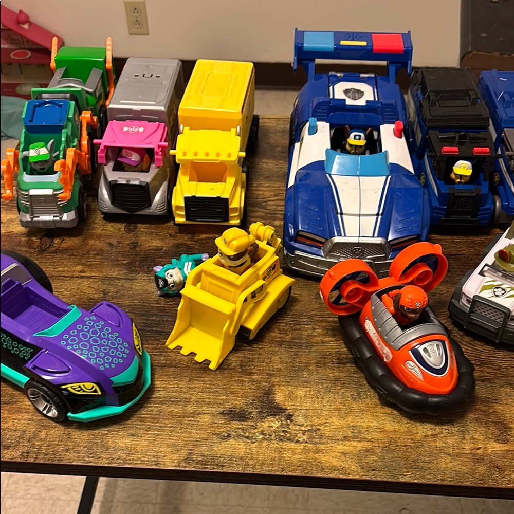 Assorted Toy Vehicles Set